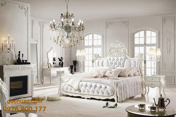 Có nên sử dụng giường ngủ cổ điển màu trắng trong phòng ngủ