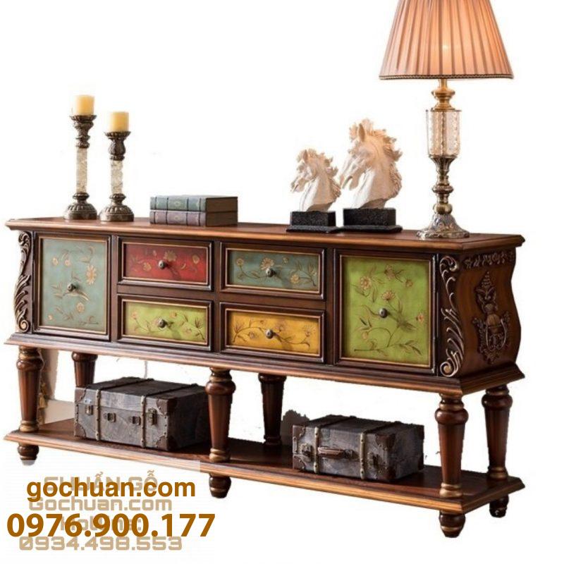 tủ trang trí cổ điển