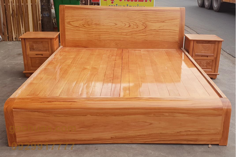 giường ngủ gỗ sồi