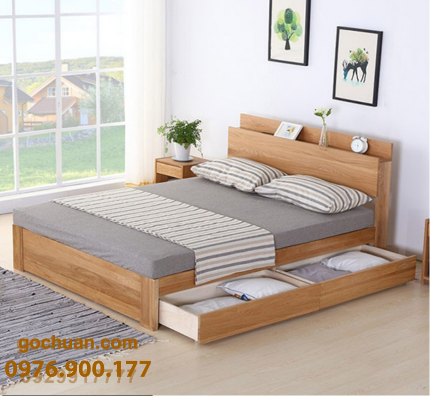 Giường ngủ có hộc kéo