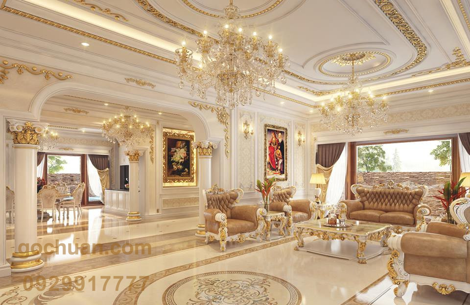 thiết kế nội thất cổ điển