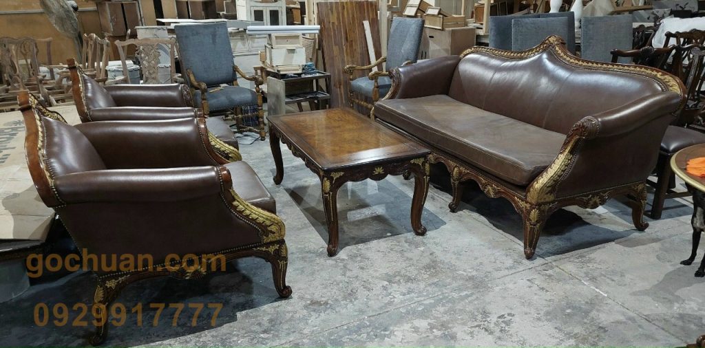 Sofa Cổ Điển Gỗ