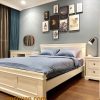 Giường ngủ trắng hiện đại