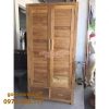 Tủ Áo Gỗ Sồi Mỹ 2 cánh xếp