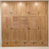 Tủ áo âm tường gỗ sồi Mỹ 02