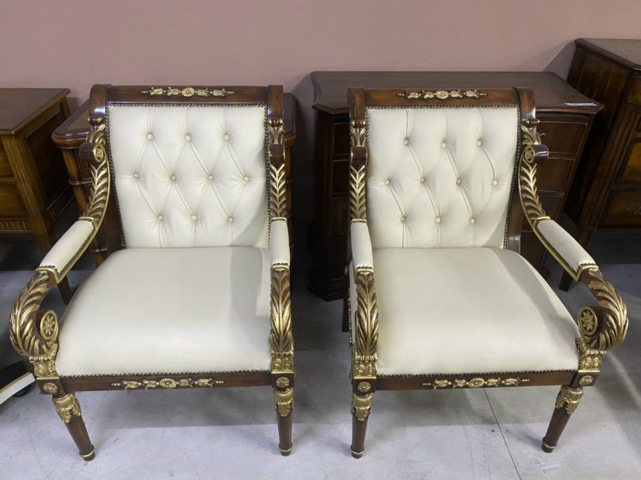 Set bàn ghế da bò 220822
