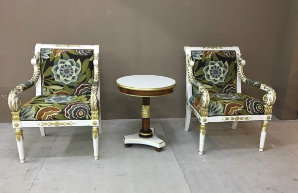 Set bàn ghế da bò 220822