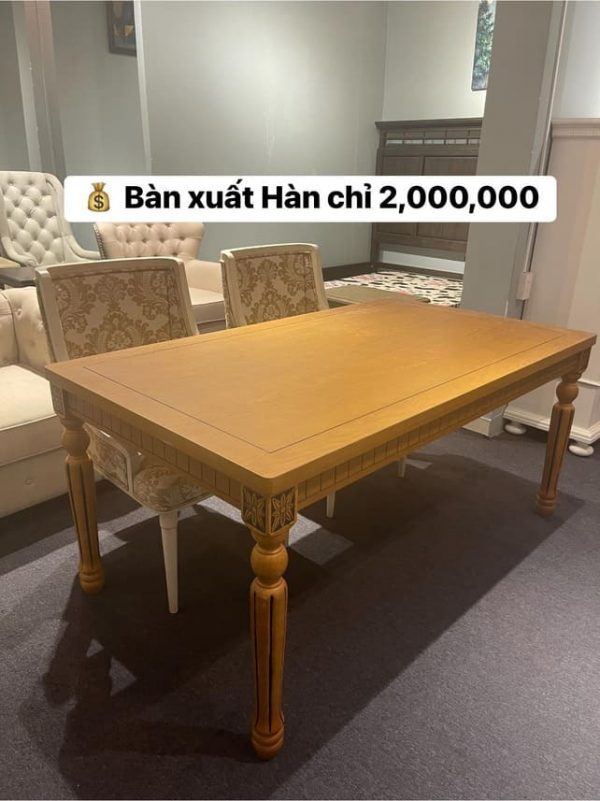 Bàn ăn xuất Hàn BA20